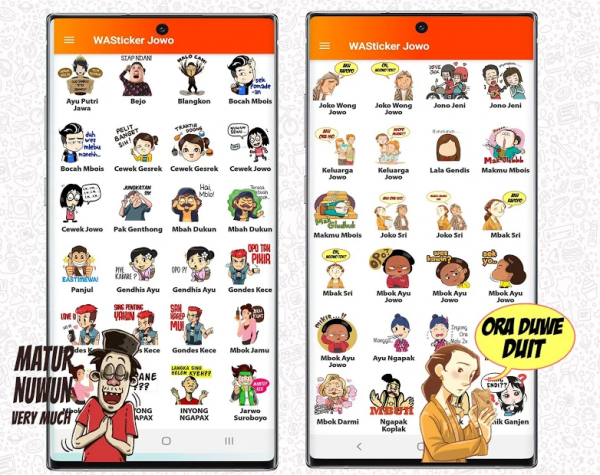 Kumpulan Stiker WhatsApp Lucu Bahasa Jawa Dan Cara Menggunakannya.